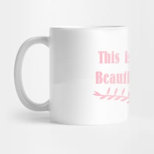 The End, pink Mug